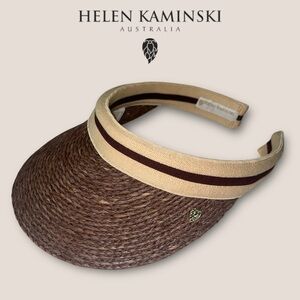 Helen Kaminski Raffia Visor Hat